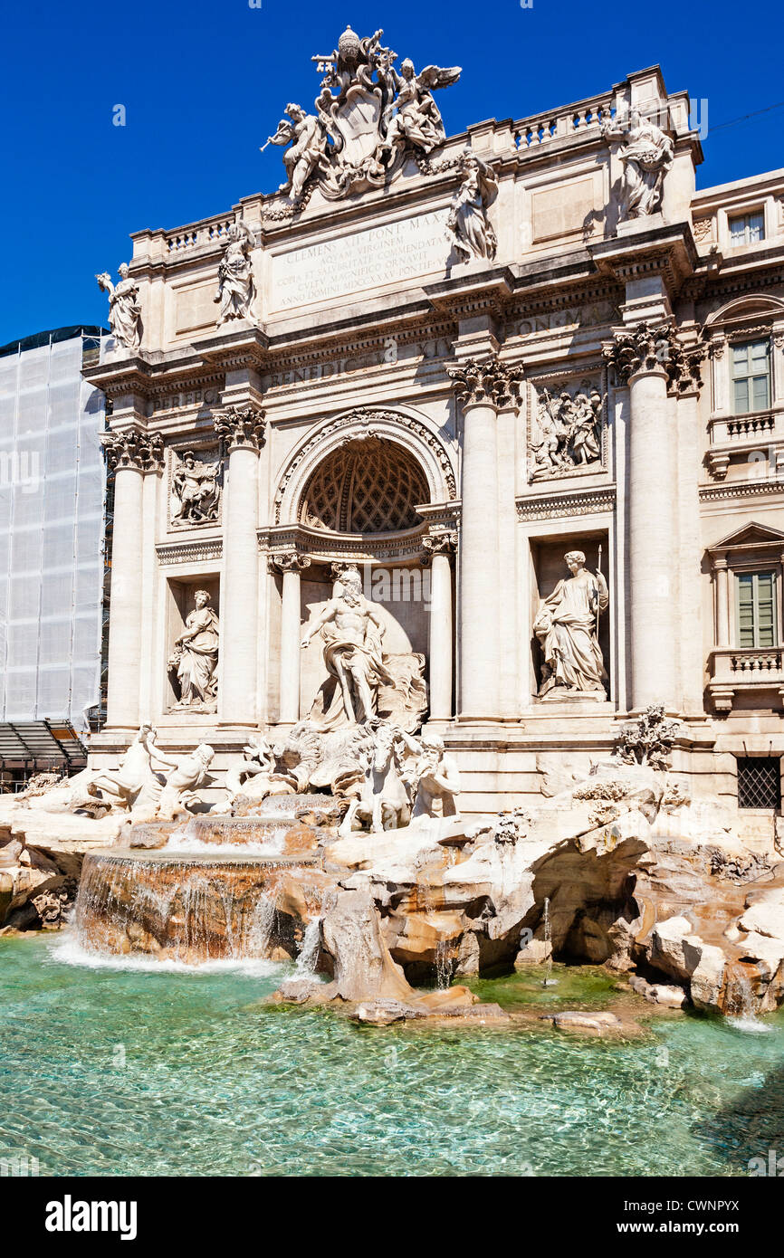 Die Fontana di Trevi, Rom, Latium, Italien. Stockfoto