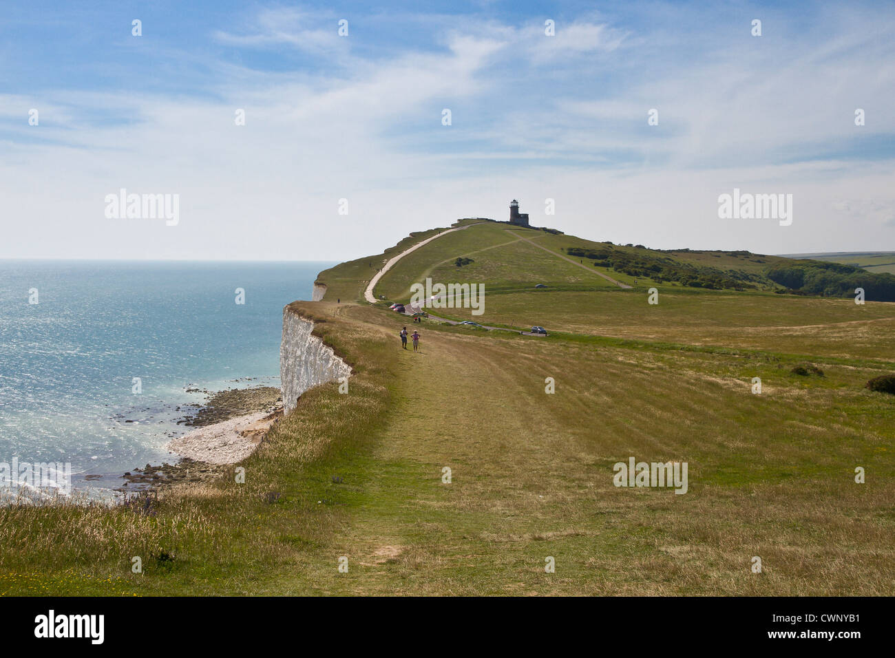 Der South Downs Way am Beachy Head Stockfoto