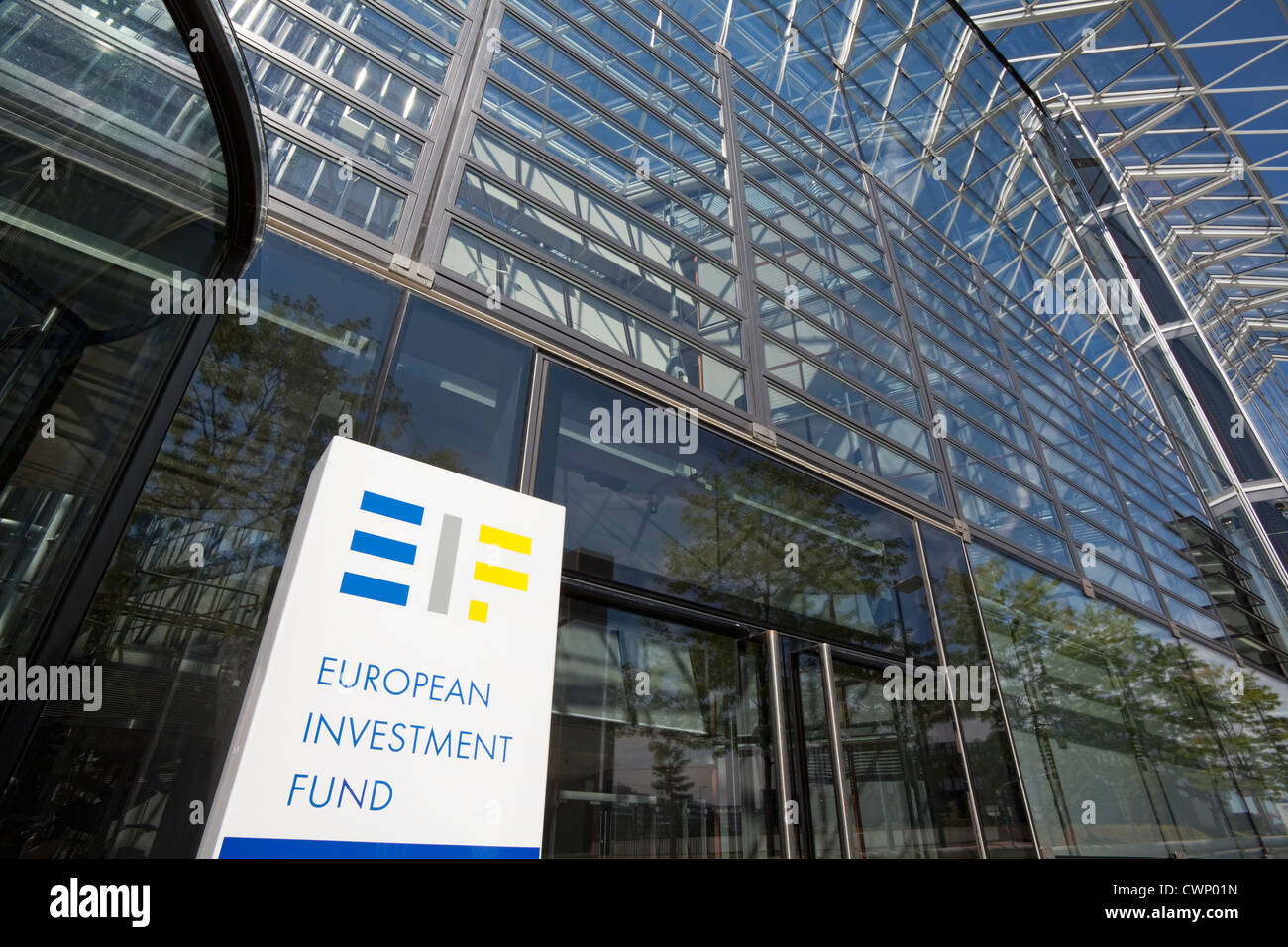 Europäische Investitionsbank EIB, Kirchberg-Plateau, Europaviertel, Luxemburg-Stadt, Europa Stockfoto