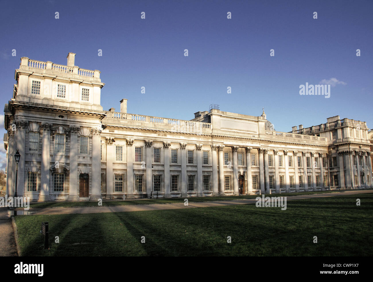 Die Old Royal Naval College in Greenwich, London, England Stockfoto