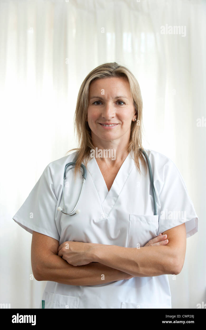 Krankenschwester, Porträt Stockfoto