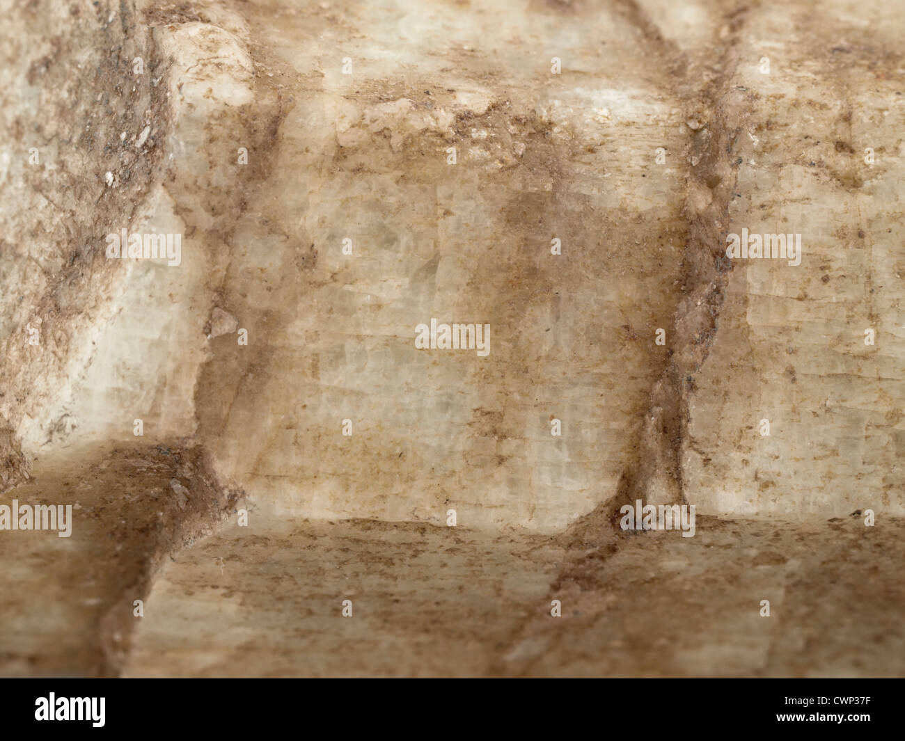 Beryl Kristall Detail; Maclov, Chech Republik Stockfoto