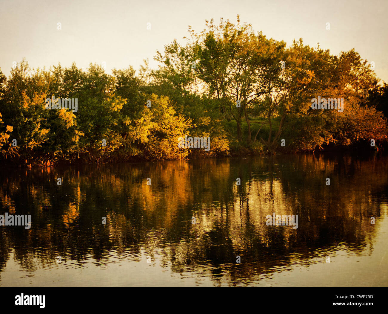 Schönen Fluss Stockfoto