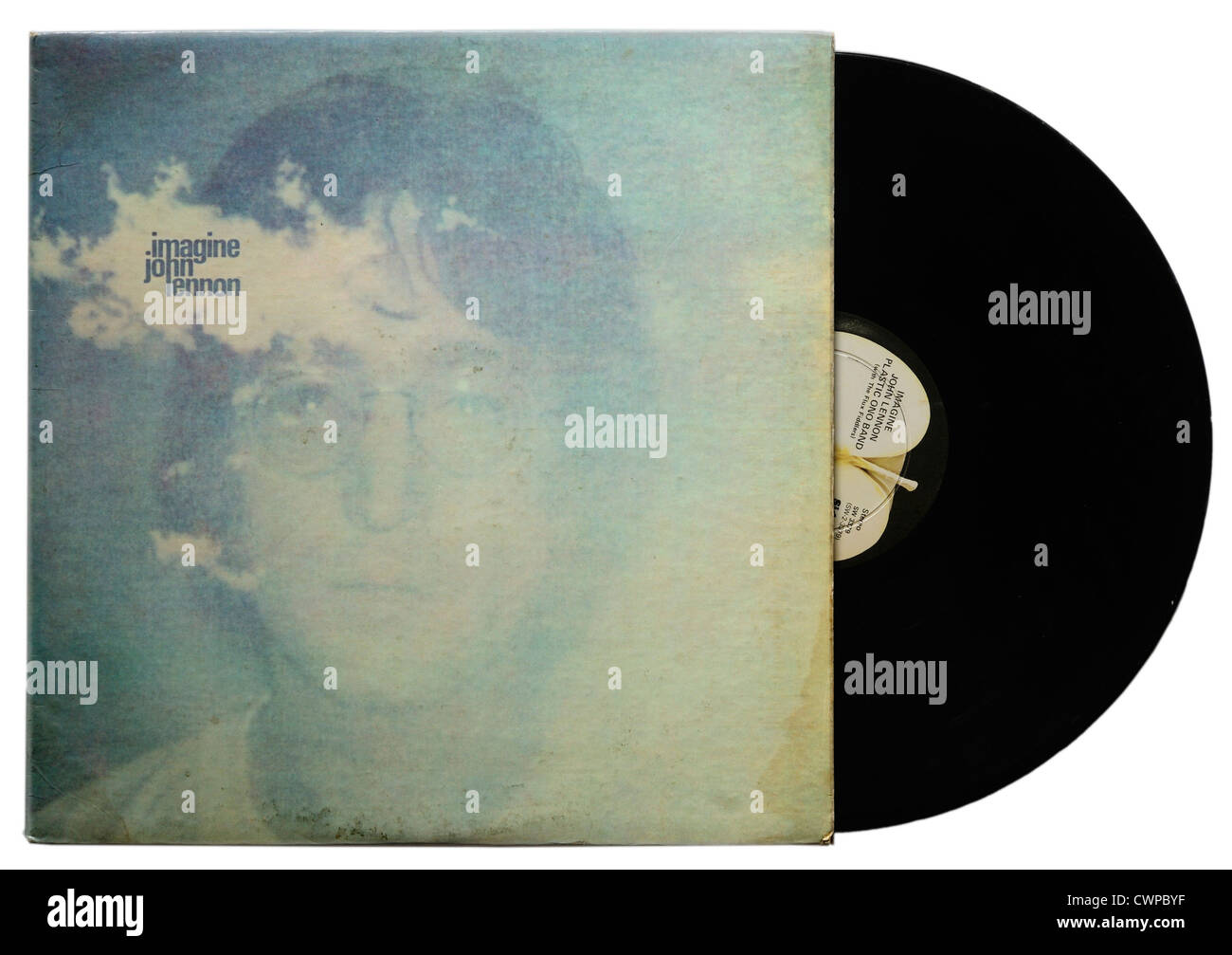 John Lennon vorstellen album Stockfoto