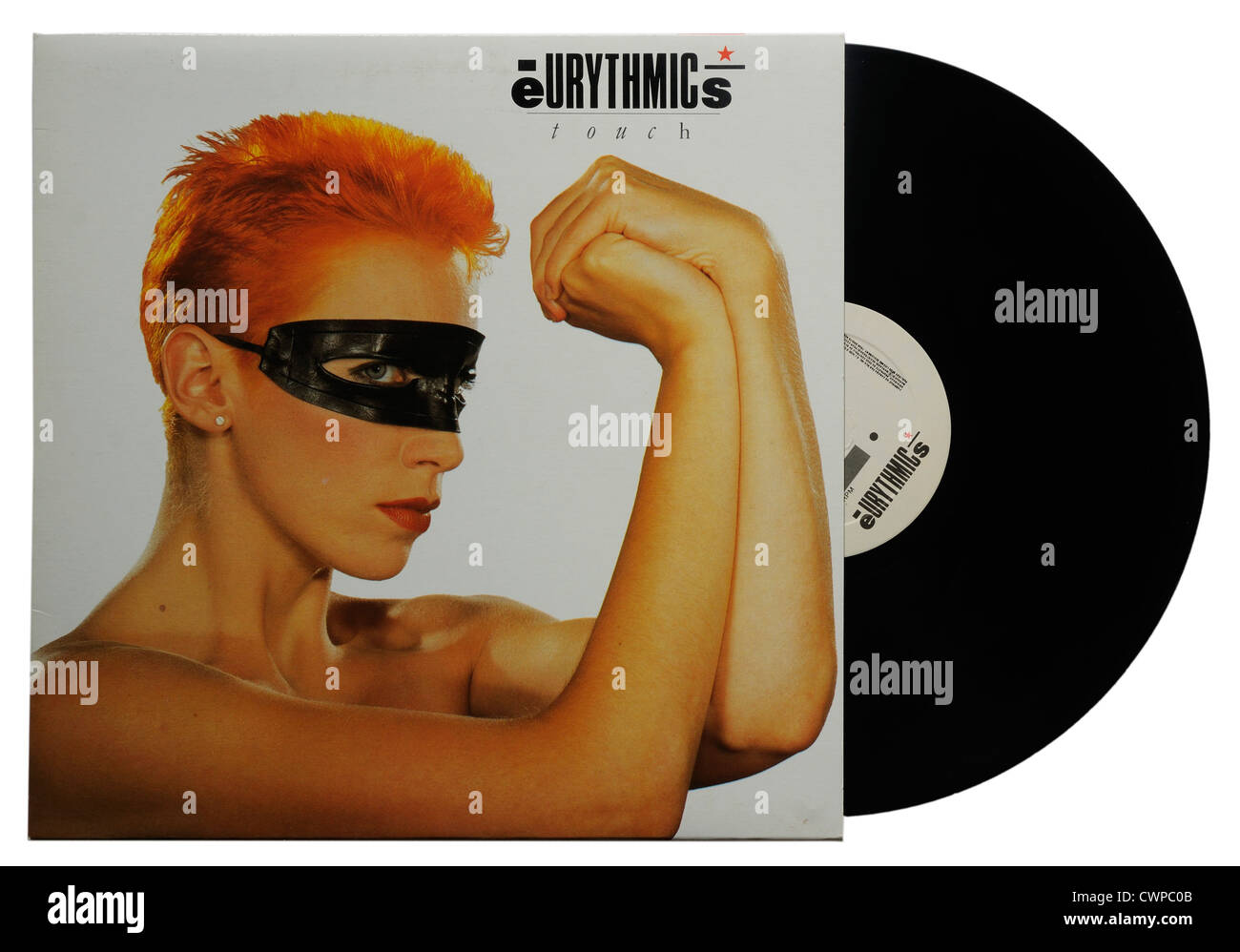Eurythmics-Note-album Stockfoto
