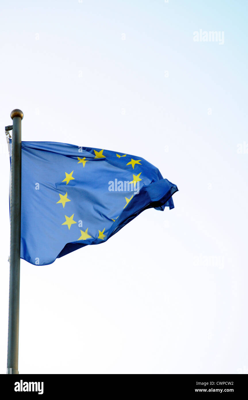 Europäischen Gemeinschaft EG Flagge, Europäische Wirtschaftsgemeinschaft CEE Stockfoto
