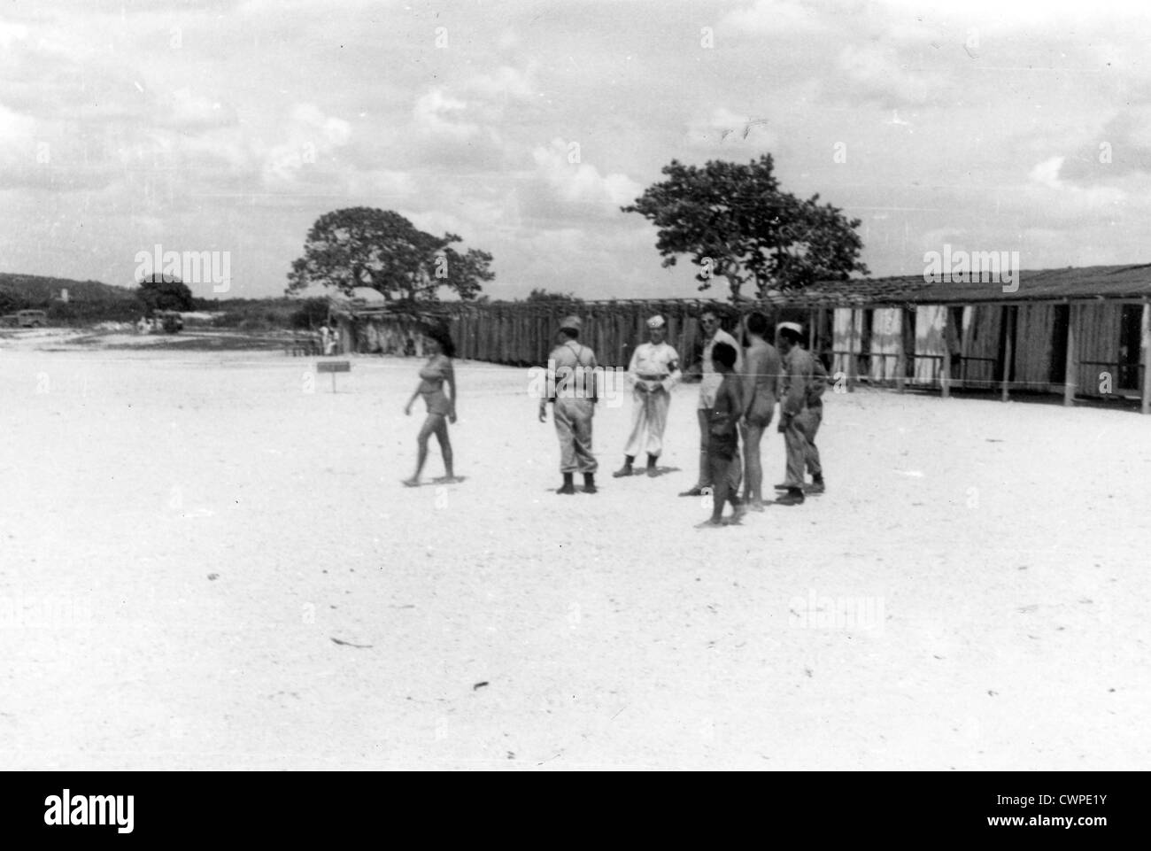 Guatemala-Mittelamerika Juli 1947 Militär Stockfoto