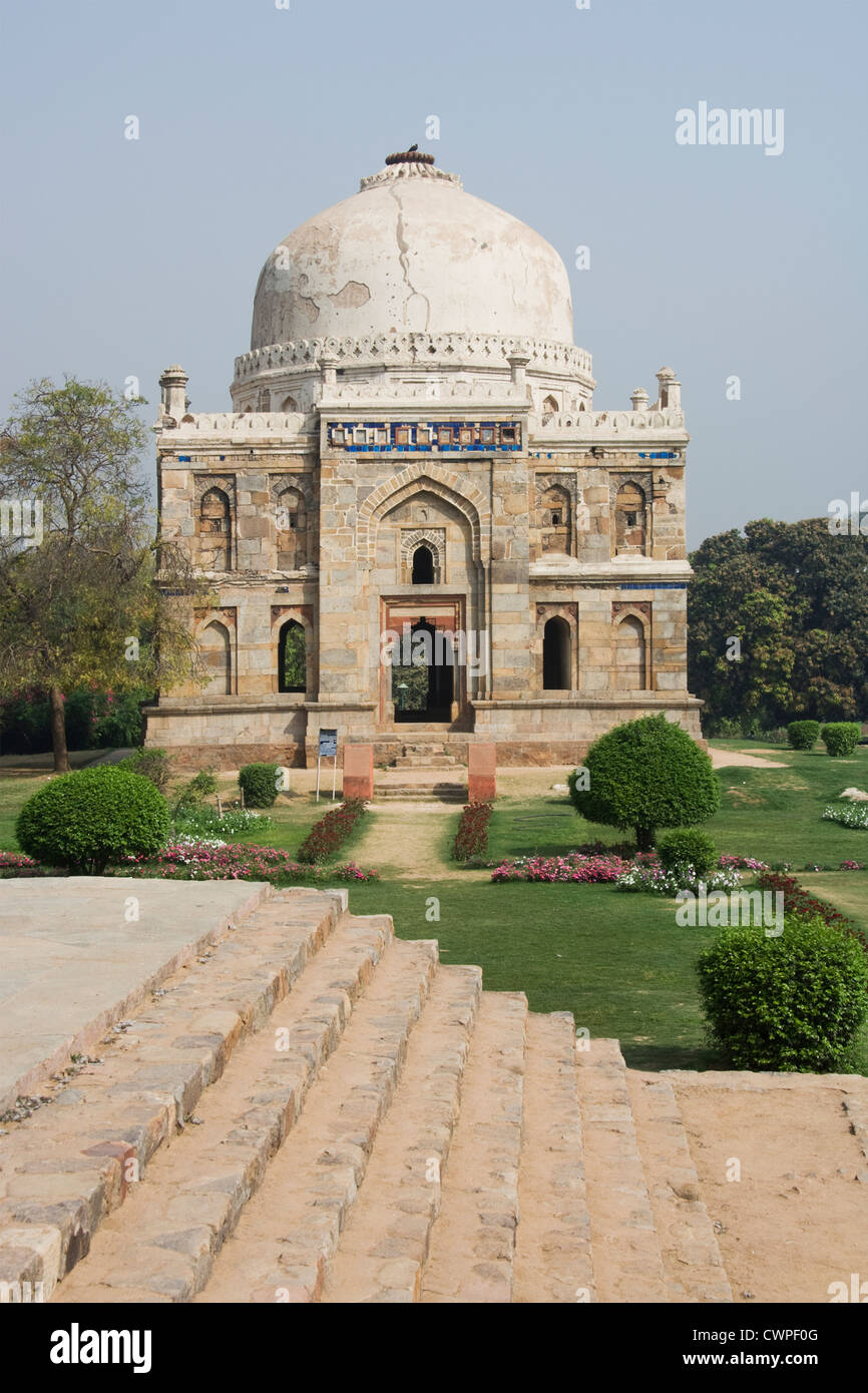 Sheesh Gumbad, Lodi Gardens, Delhi, Indien Sheesh Gumbad, Lodi Gardens, Delhi, Inde Sheesh Gumbad, Lodi-Gärten, Delhi, Indien Stockfoto