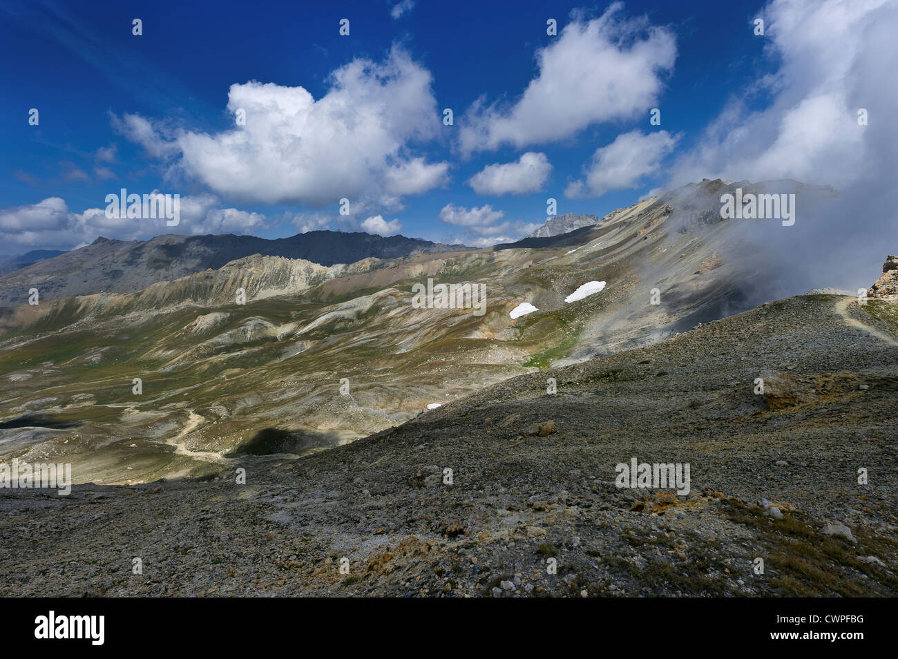 Blick vom Mount Seguret, Susa-Tal, Piemont, Italien Stockfoto