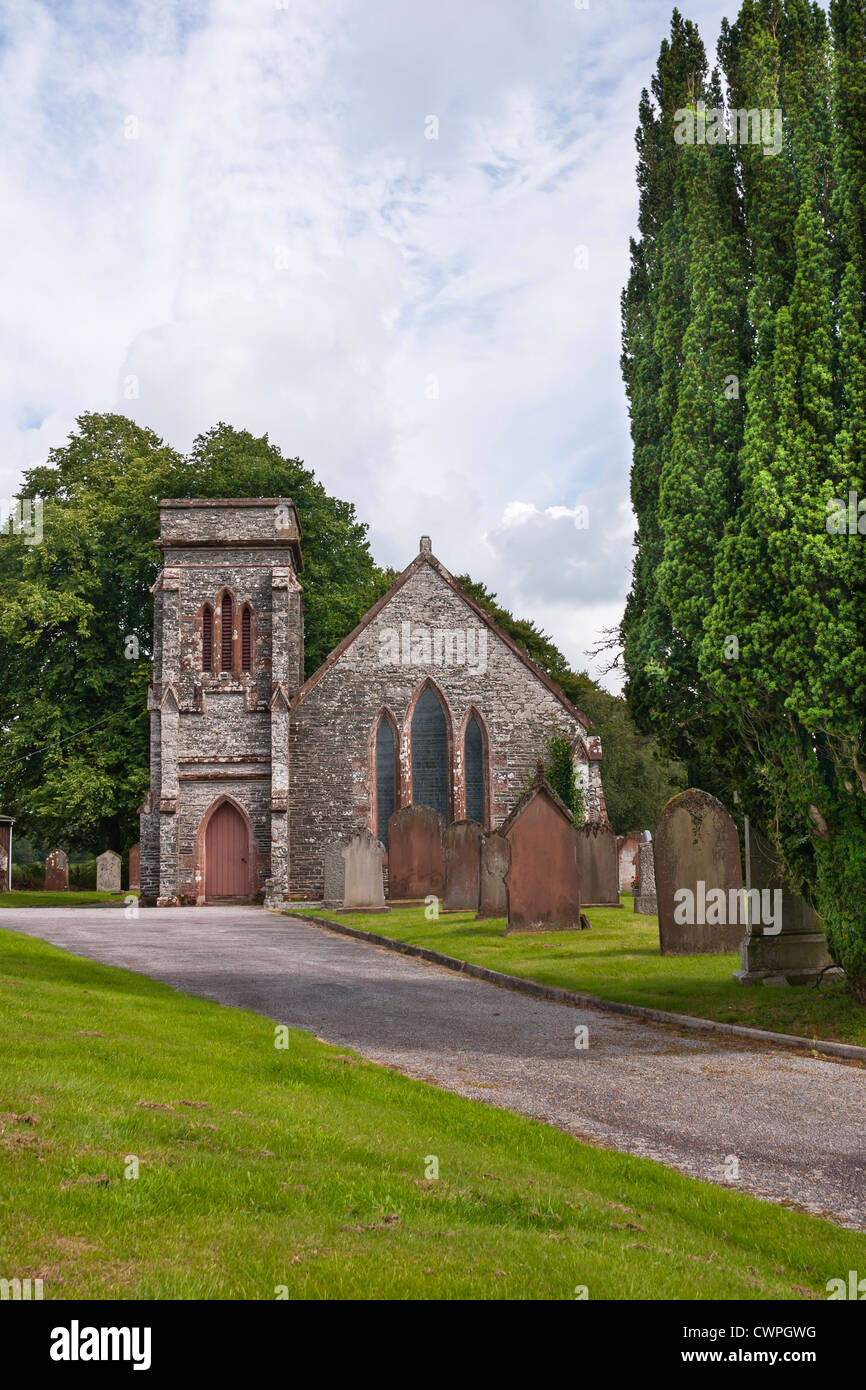 Gebäude, Kirche, Corsock, Dumfriesshire, Schottland Stockfoto