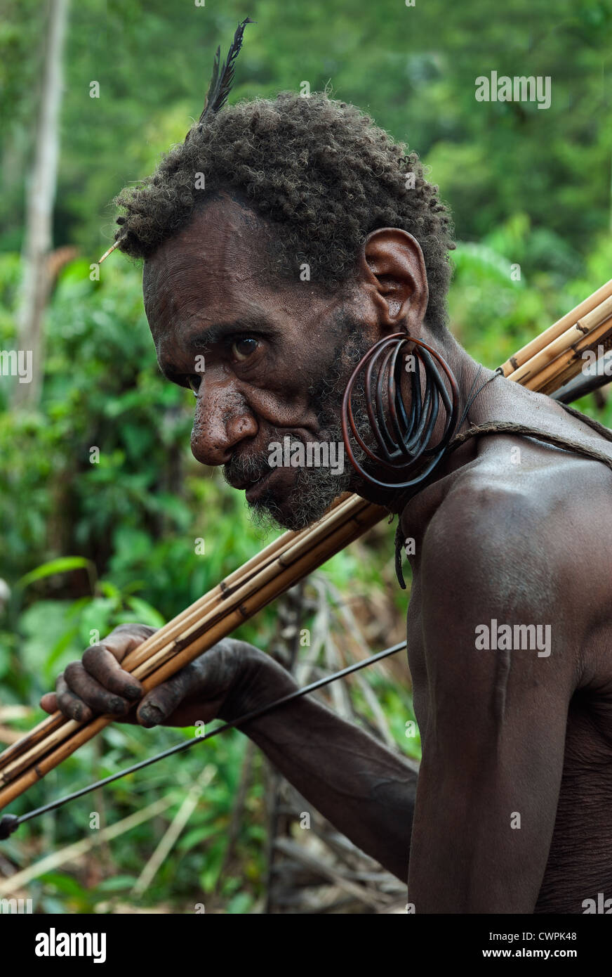 Korowai Kombai (Kolufo Stockfotografie Alamy