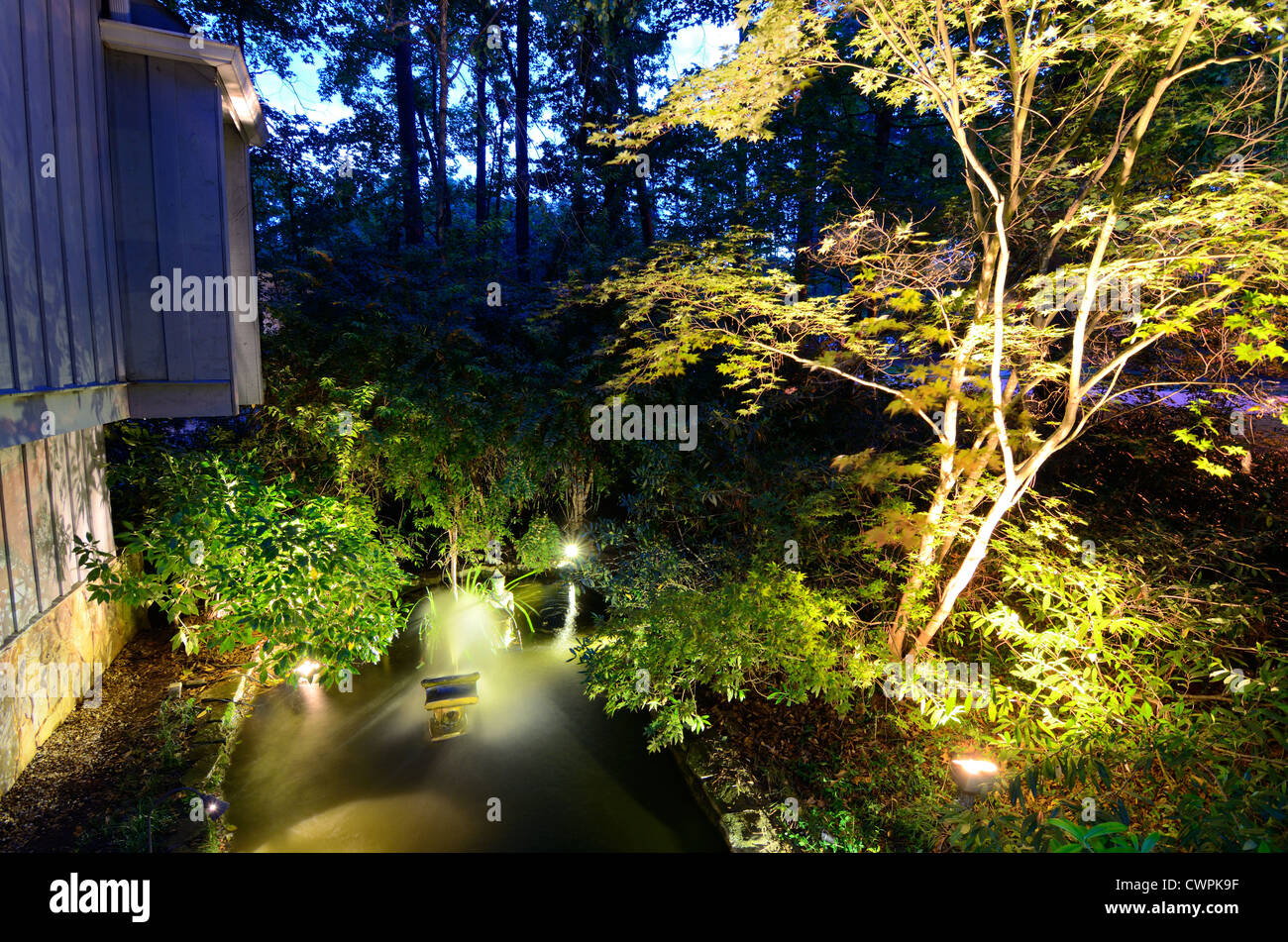 Kleiner Teich in einem Haus Stockfoto