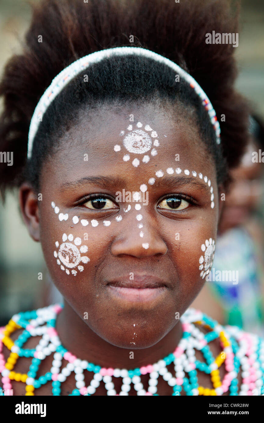 Portrait xhosa girl south africa Fotos und Bildmaterial in hoher