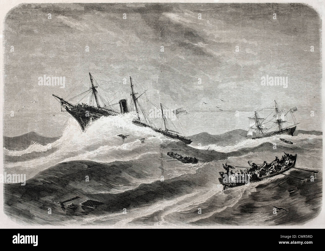 SS-Zentralamerika-Schiffswrack Stockfoto