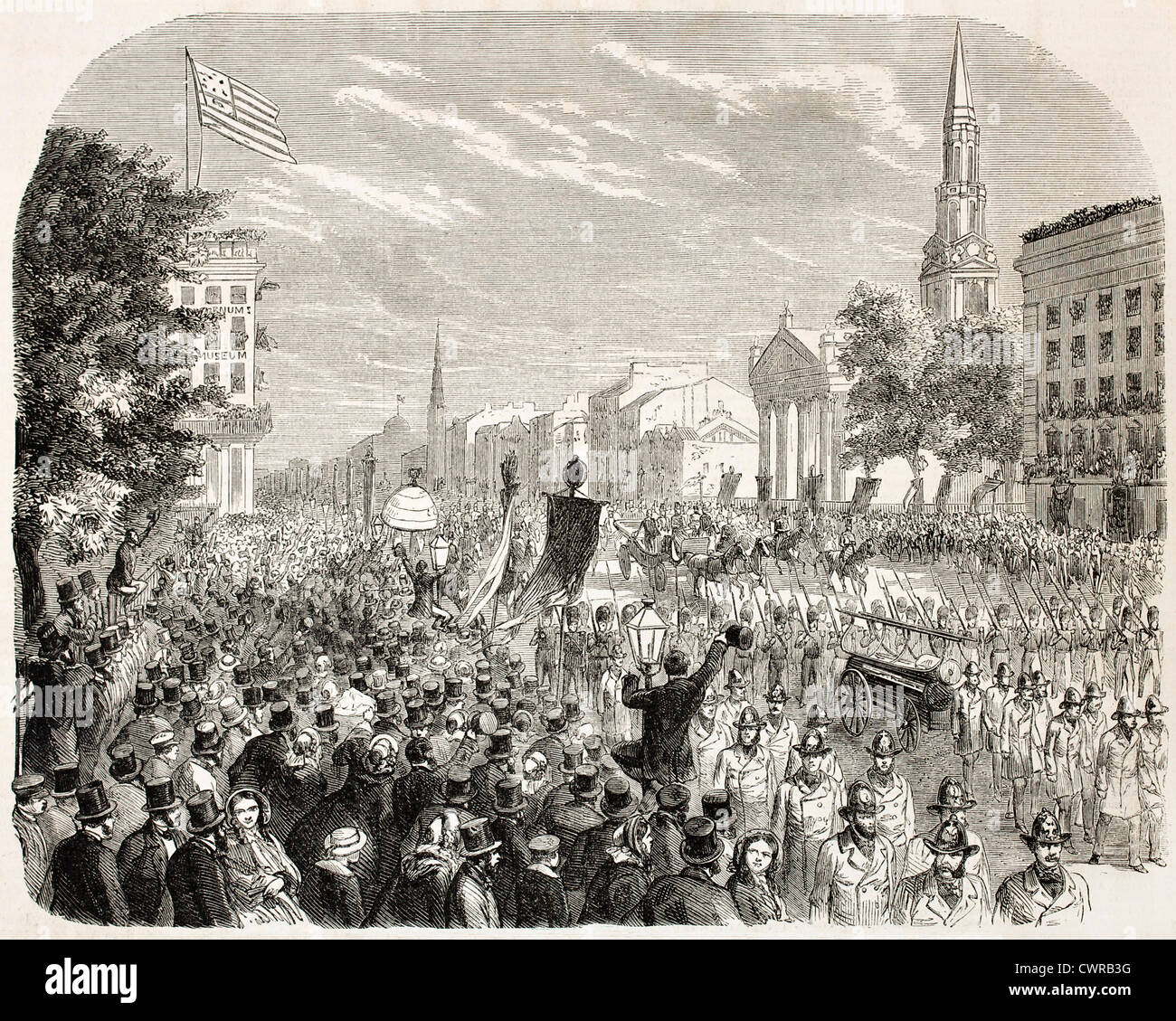 Beliebte Veranstaltung in New York Stockfoto