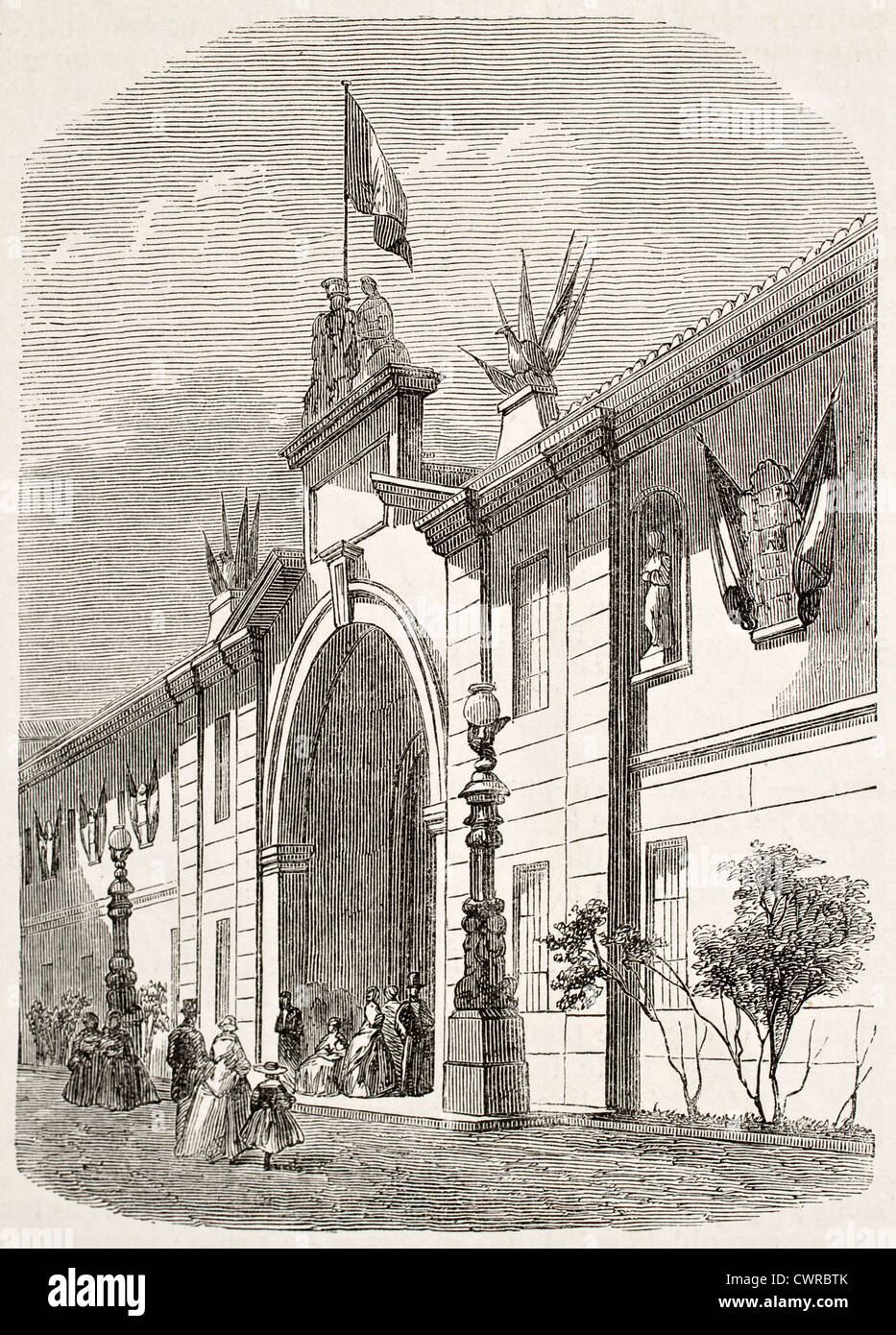 Expo in Toulouse Stockfoto