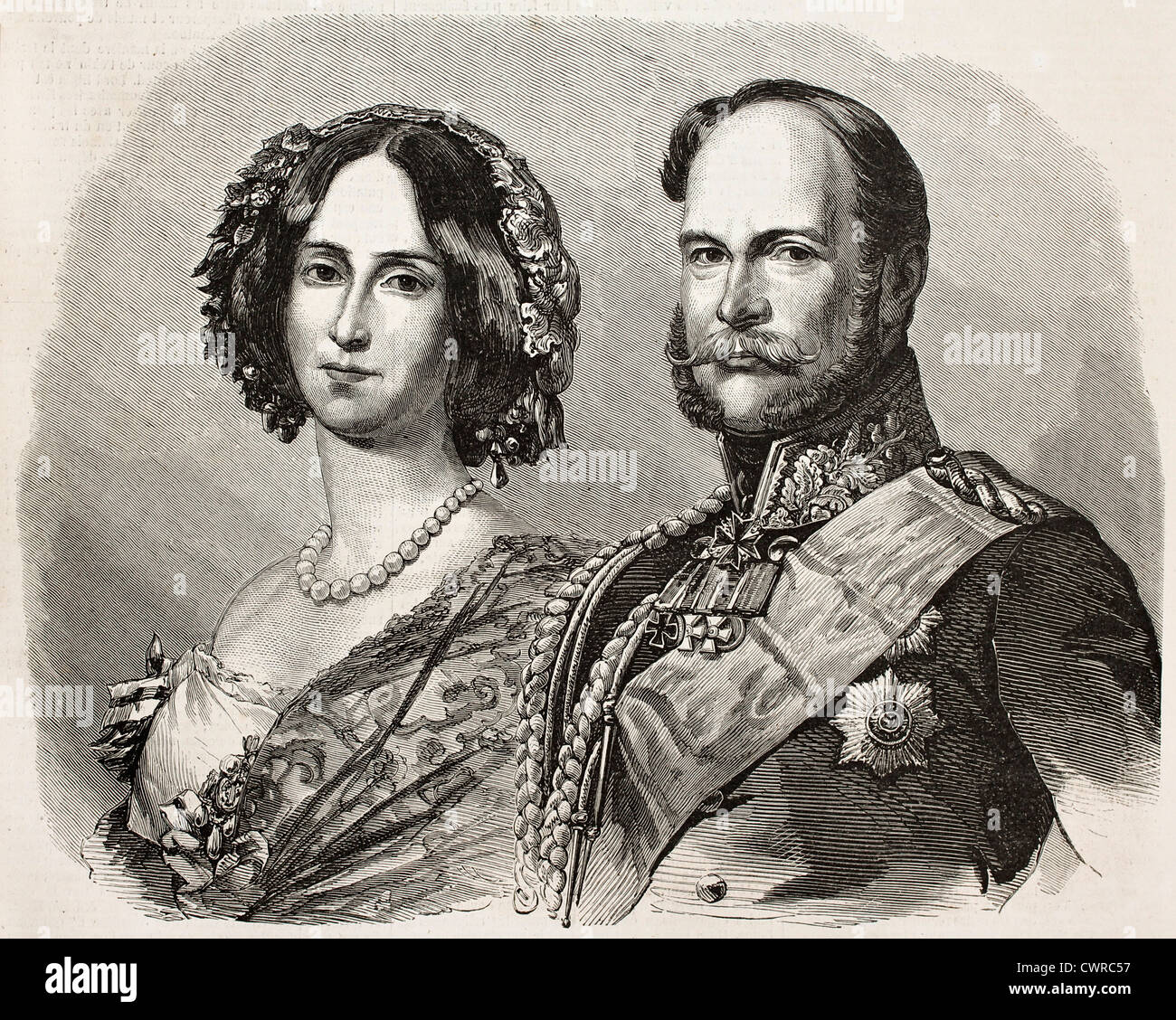 Wilhelm I., Prinz Regent in Preußen Stockfoto