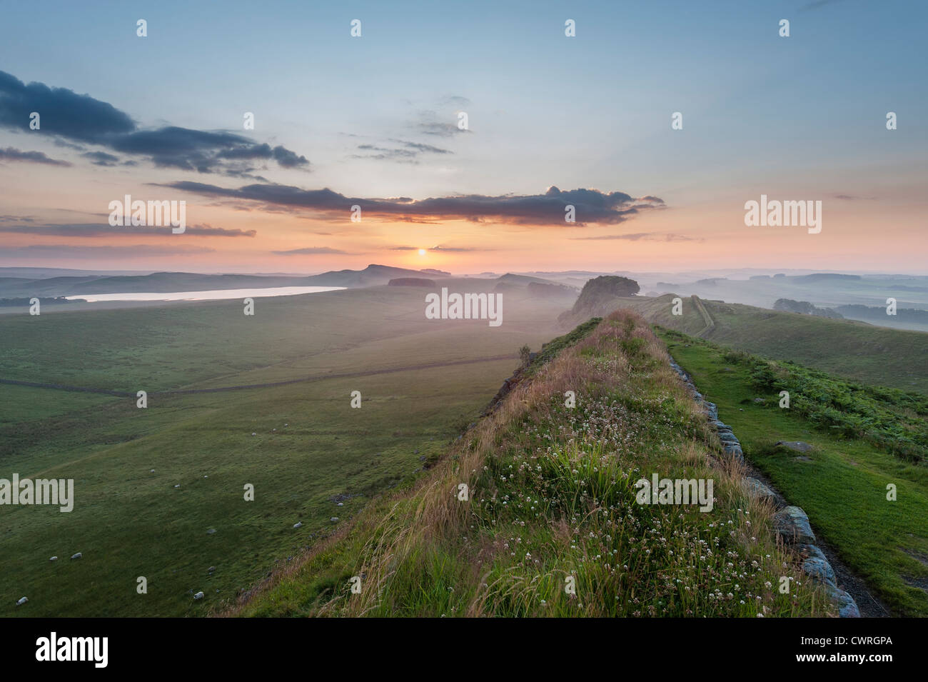 Der Hadrianswall Stockfoto