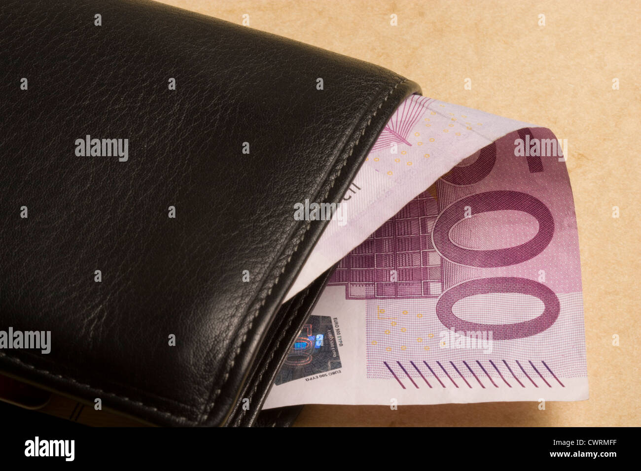 Fünfhundert Euro-banknote Stockfoto