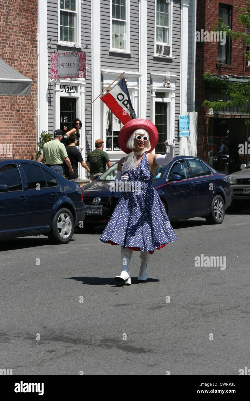 Führer, Hudson New York 'Zukunft Pride' parade, Juni 2012 Stockfoto