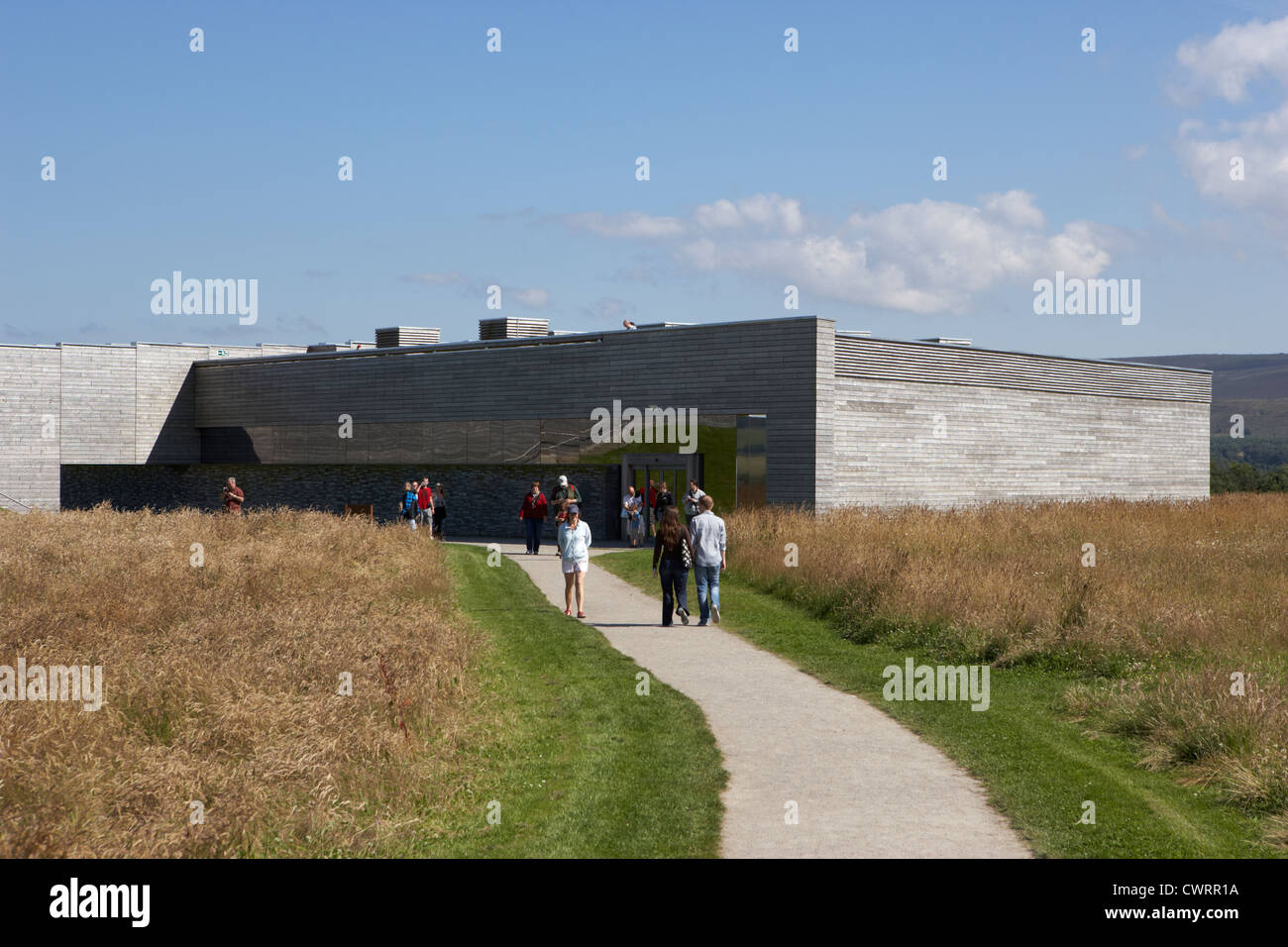 Besucherzentrum bei Culloden Moor Schlachtfeld Website Highlands Schottland Stockfoto