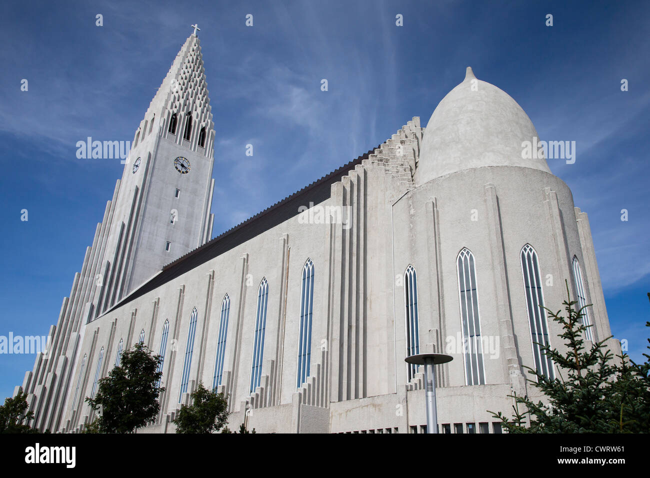 Hallgrimskirkja Kirche, Reykjavik, Island Stockfoto