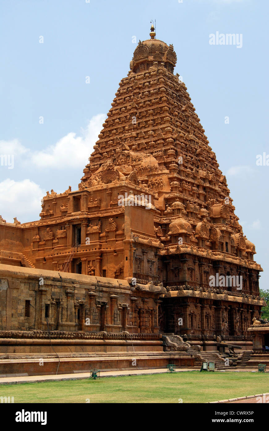 Thanjavur Tempel Tanjore Brihadeeswarar Tempel UNESCO große lebende Chola Tempel Stockfoto