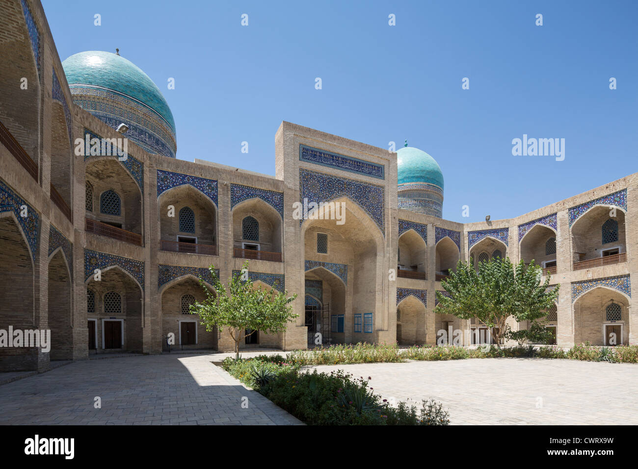 Mir-i arabischen Madrasa, Buchara, Usbekistan Stockfoto