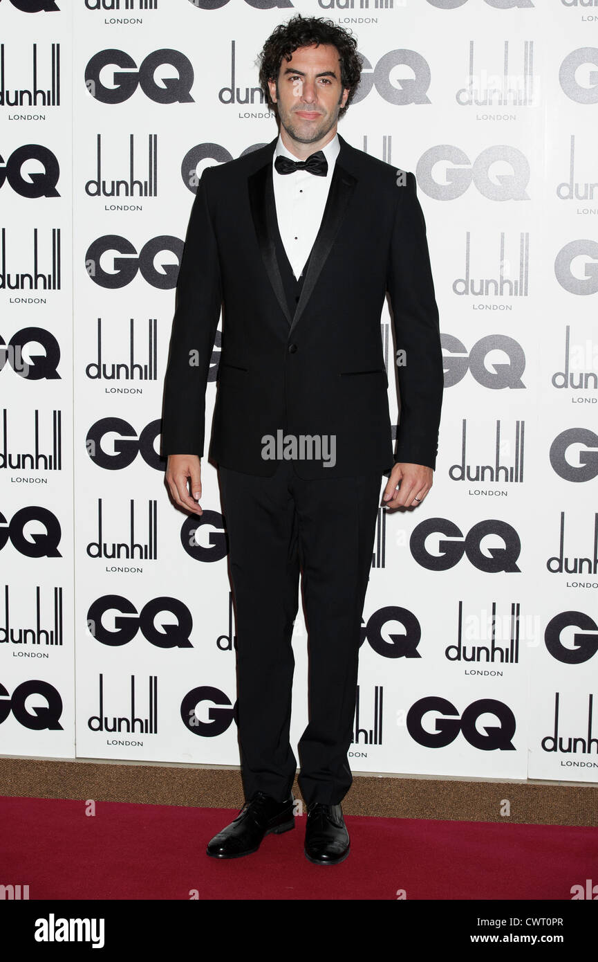 Sacha Baron Cohen kommt für die GQ Men of the Year Award an einem zentralen Ort London. Stockfoto