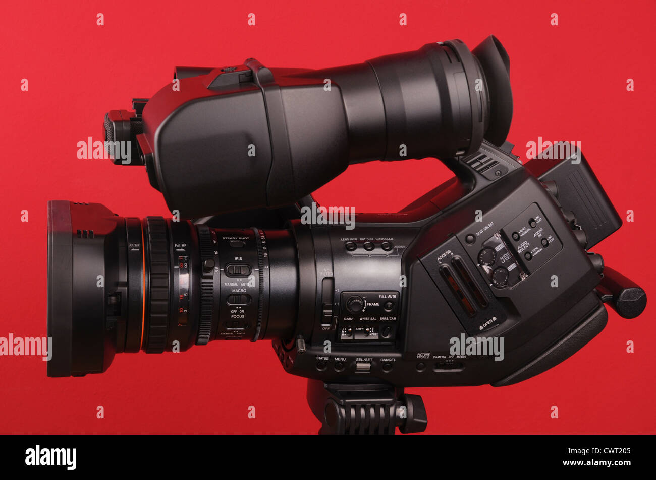 High-Definition-Video-Kamera. Stockfoto
