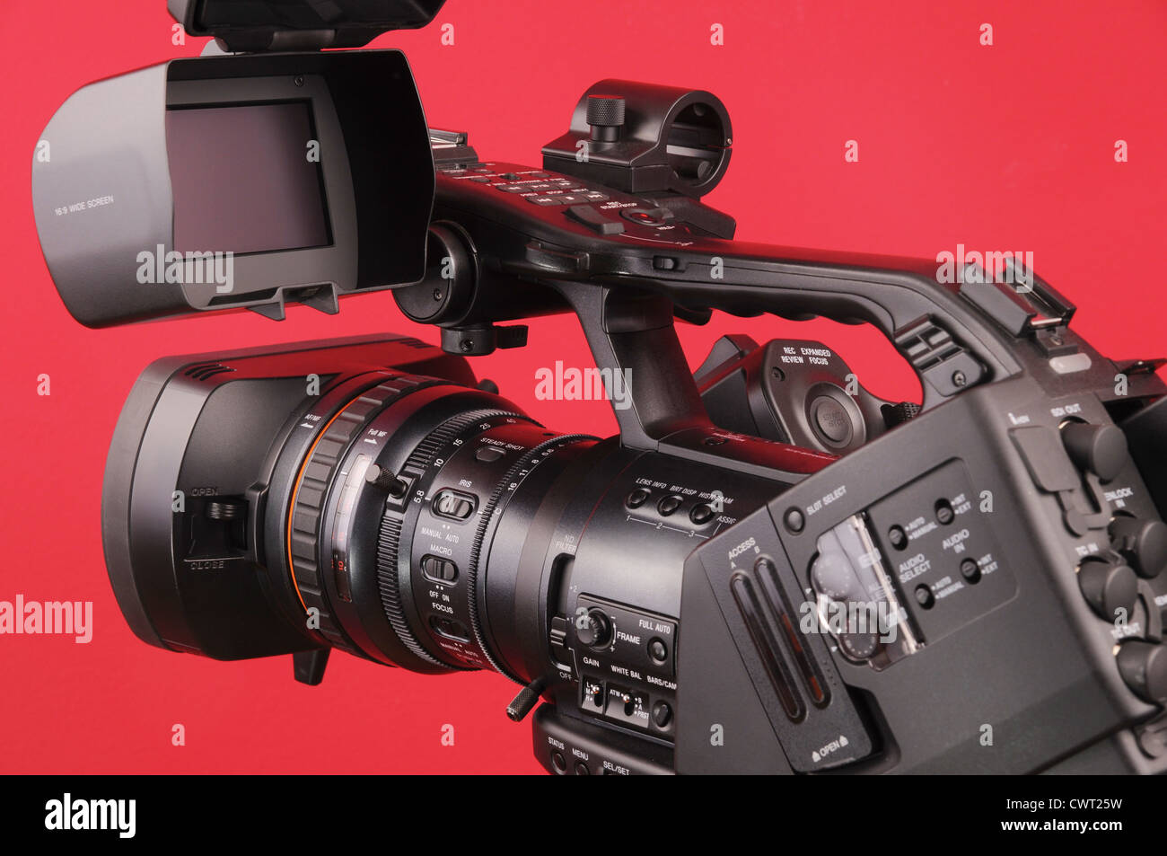 HD-Video-Kamera Stockfoto