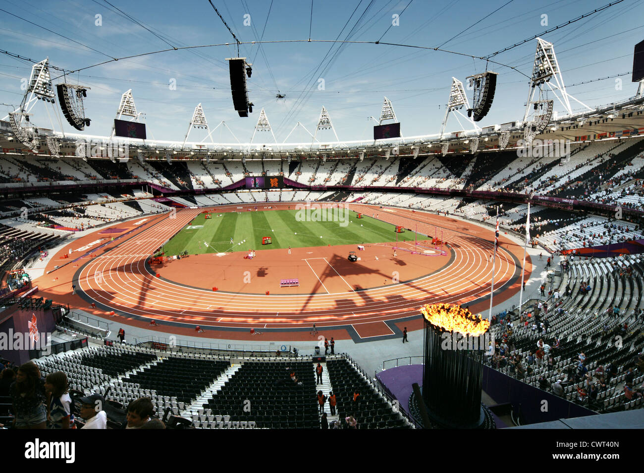 Olympiastadion in London 2012, Stratford, London Stockfoto