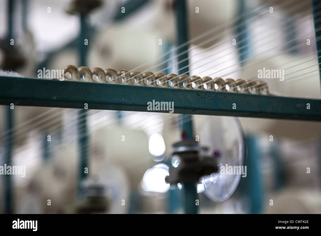 Zwirnfabrik Stockfoto