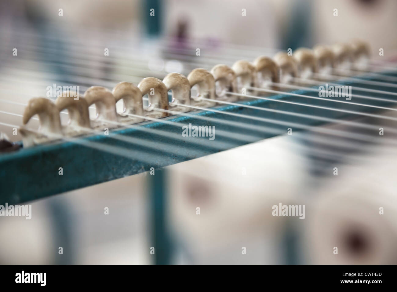 Zwirnfabrik Stockfoto