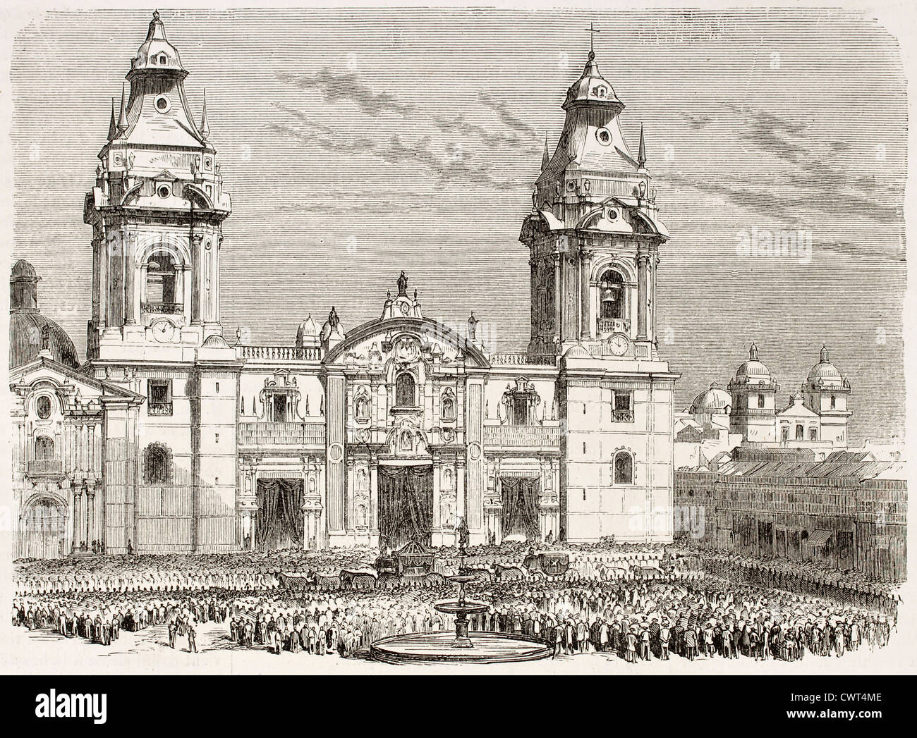 Kathedrale von Lima Stockfoto
