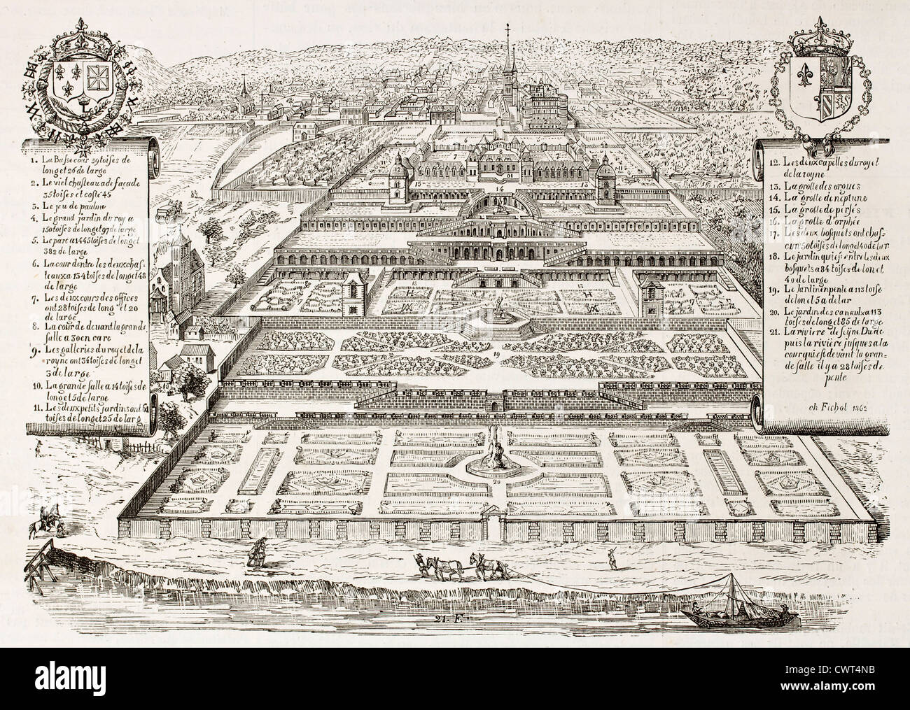 Chateau-Neuf de Saint-Germain-En-Laye Stockfoto