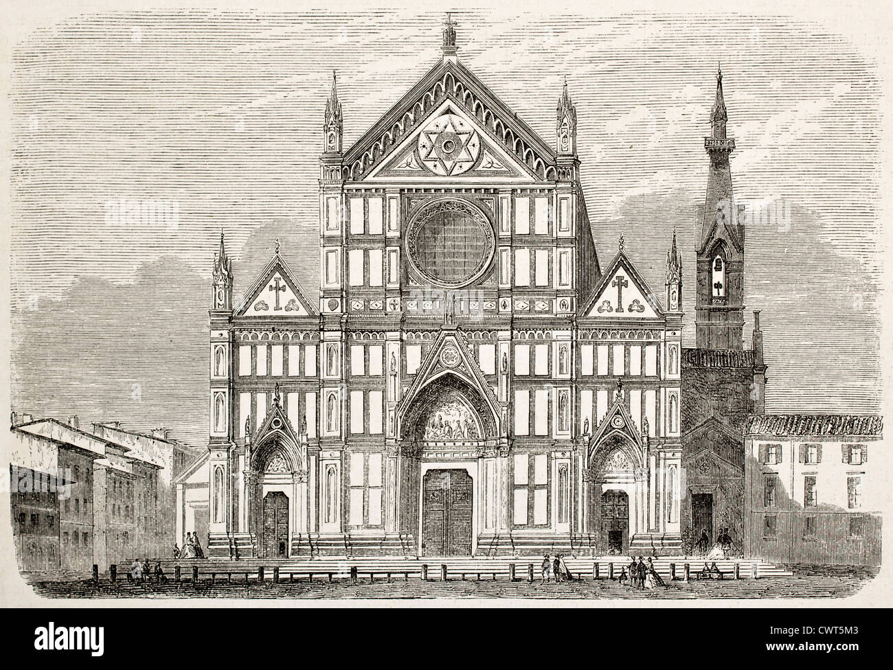 Basilika von Santa Croce Stockfoto