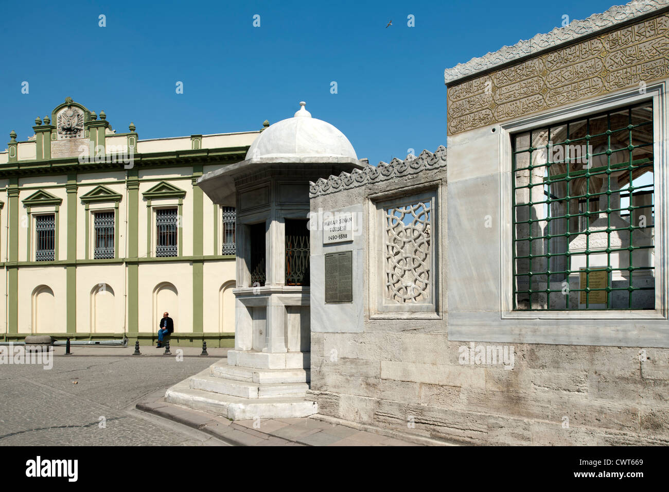 Ägypten, Istanbul, Grabbau des Mimar Sinan, Im Hintergrund Das Müftülük Stockfoto