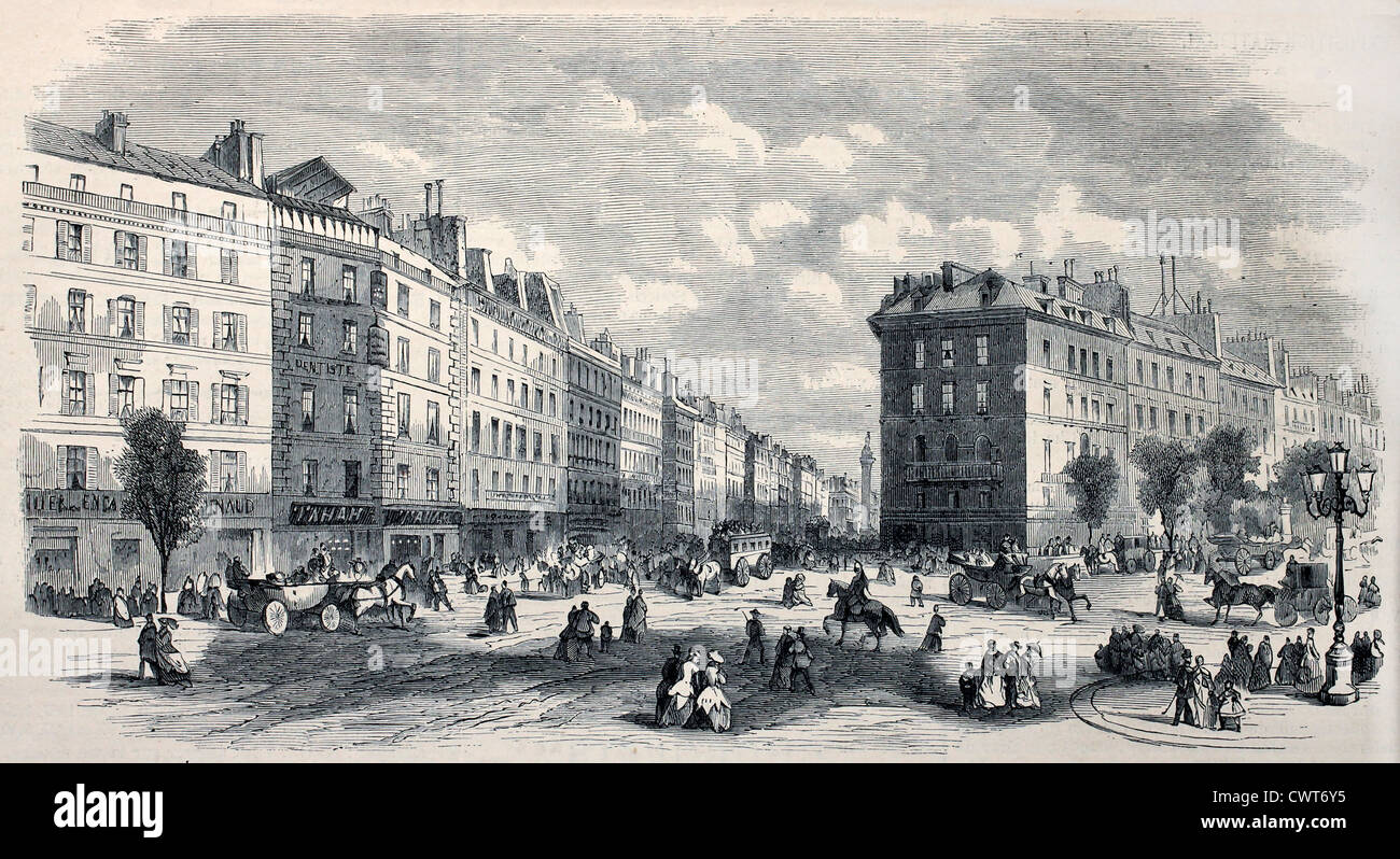 Rue de la Paix, Paris Stockfoto