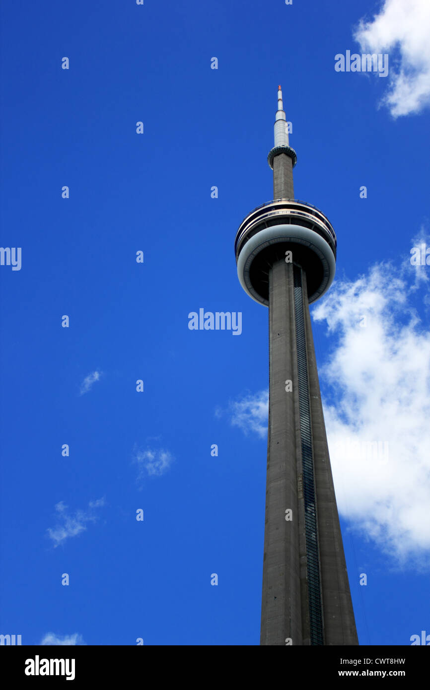 Kanada, Ontario, Toronto, CN Tower, Wahrzeichen Stockfoto