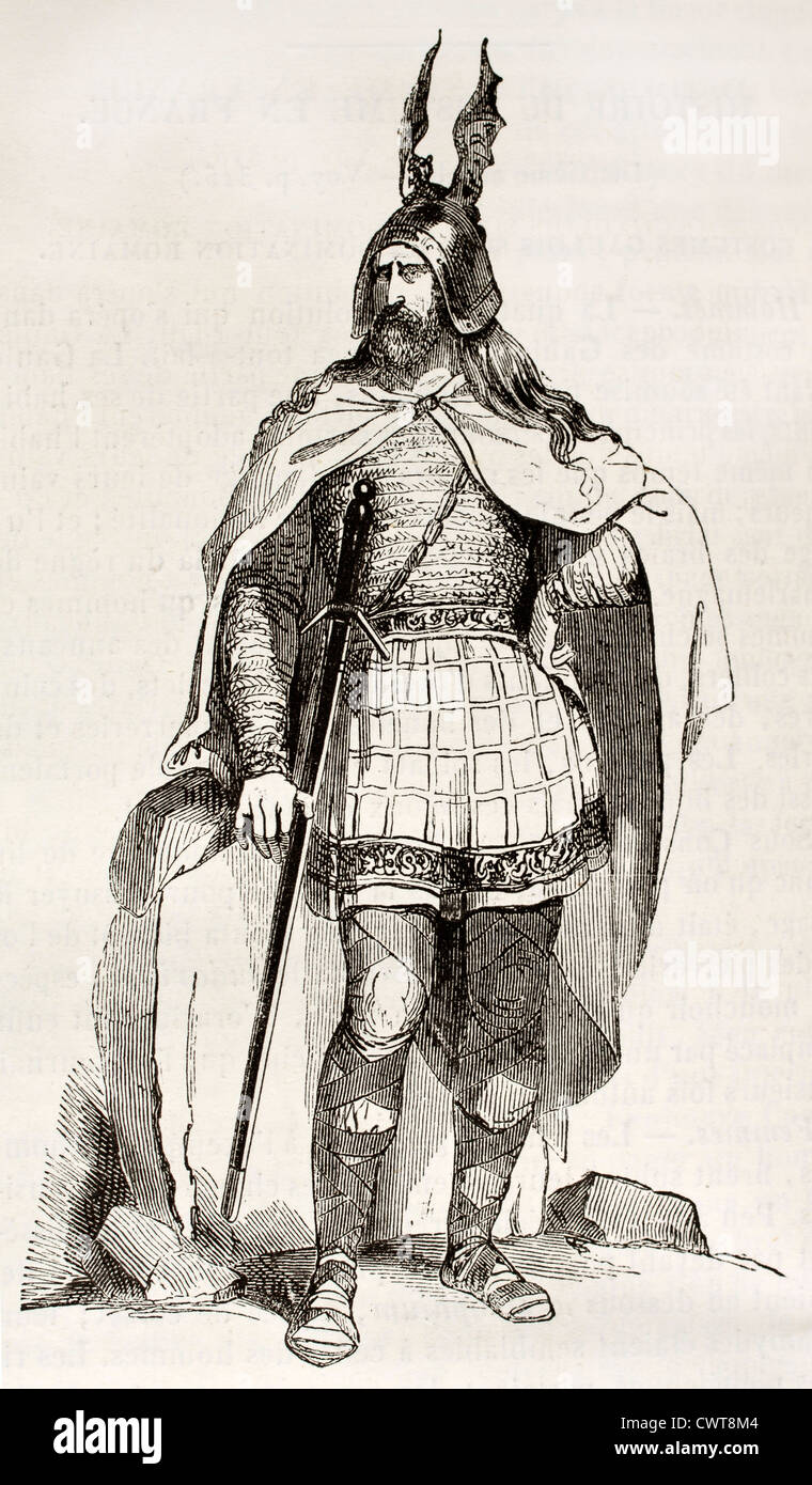 Gallien Krieger Stockfoto