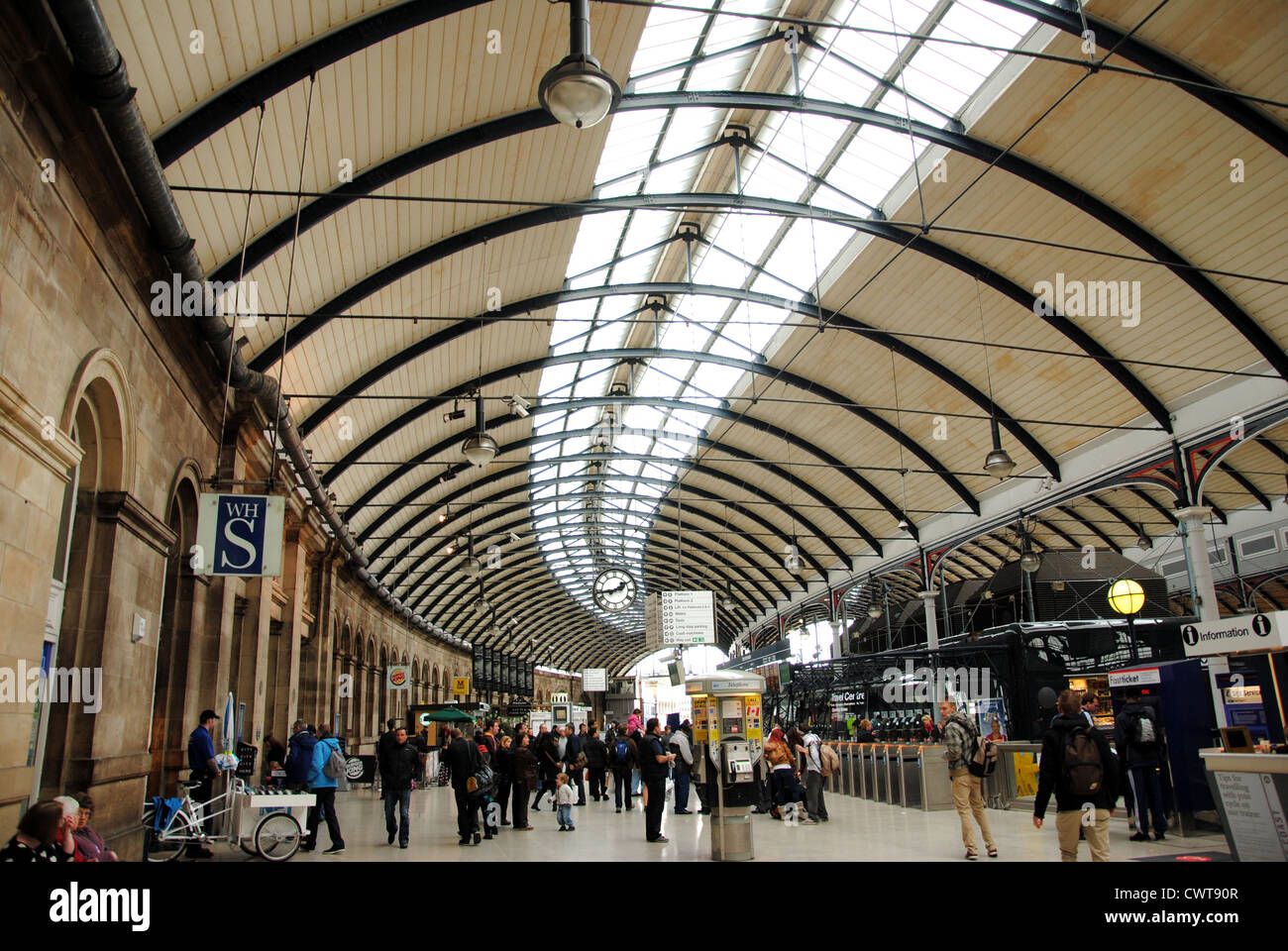 Newcastle Central Station Stockfoto