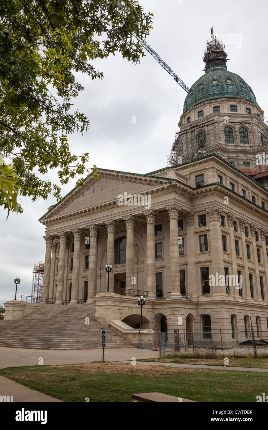 Topeka Kansas State Capitol Building Stockfoto