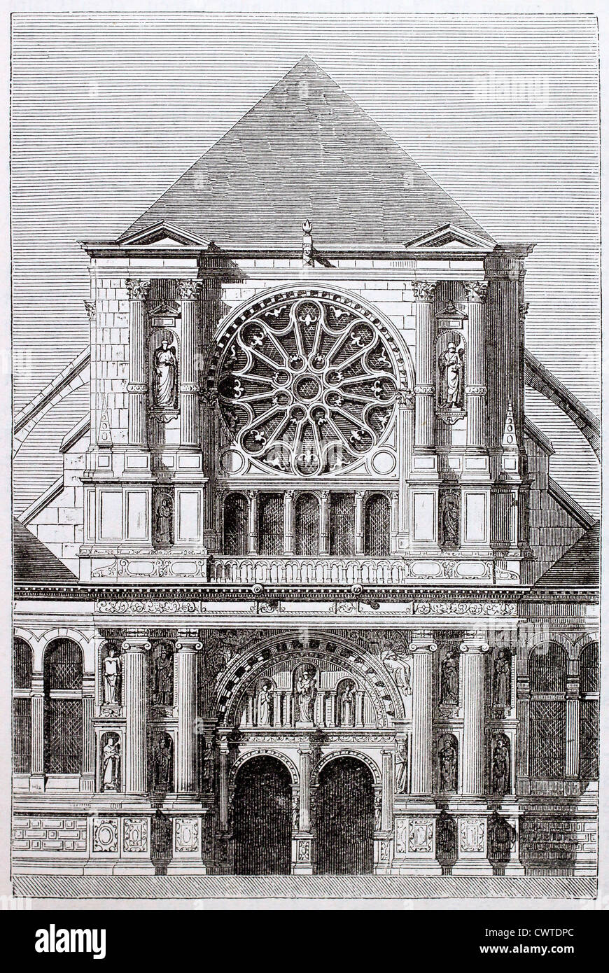 Kirche Sainte-Clotilde Stockfoto