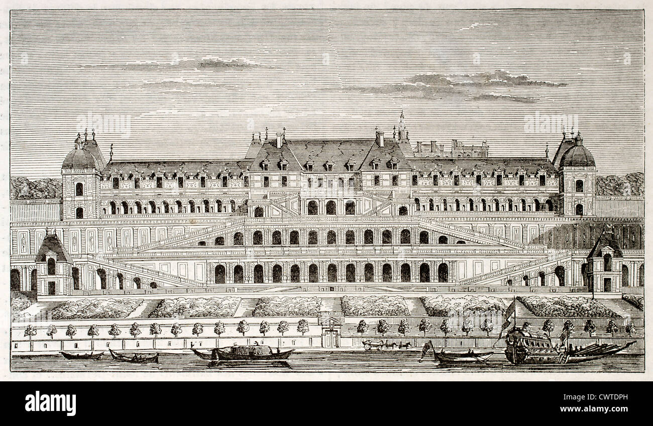 Chateau Neuf de Saint-Germain-En-Laye Stockfoto