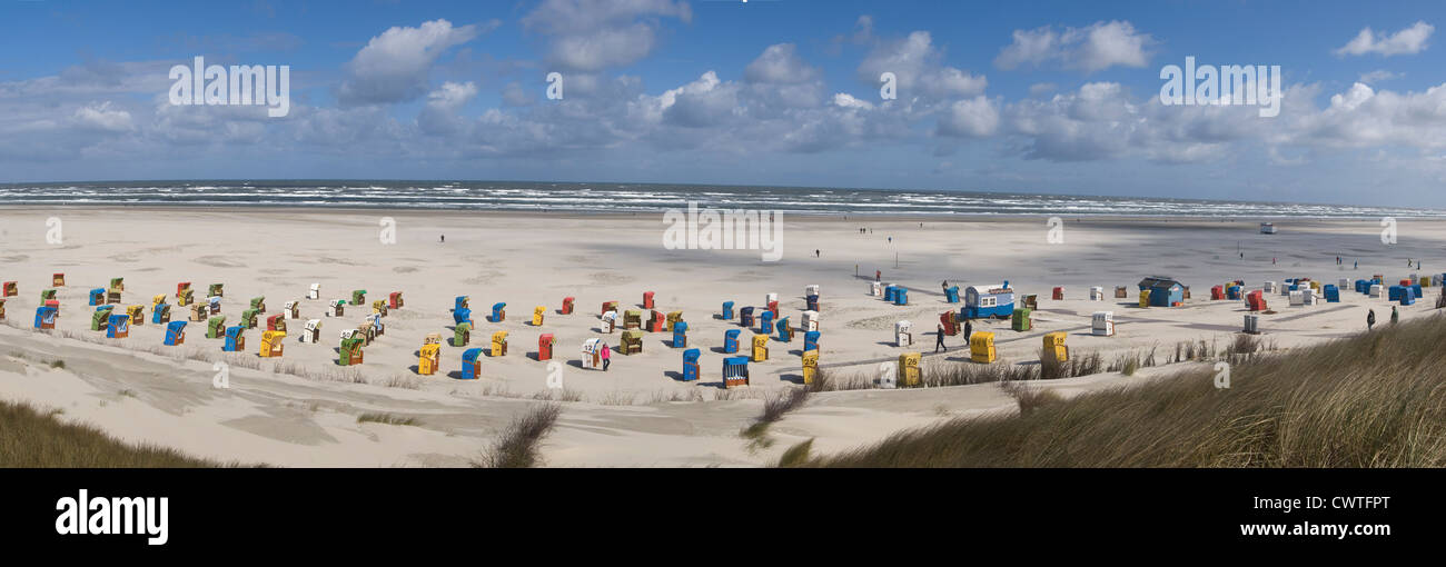 Strand von Juist, Deutschland Stockfoto