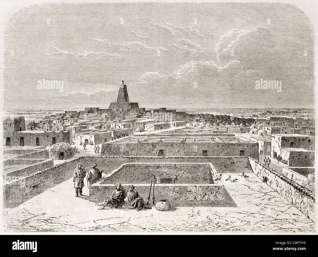 Timbuktu, alte Ansicht Stockfoto