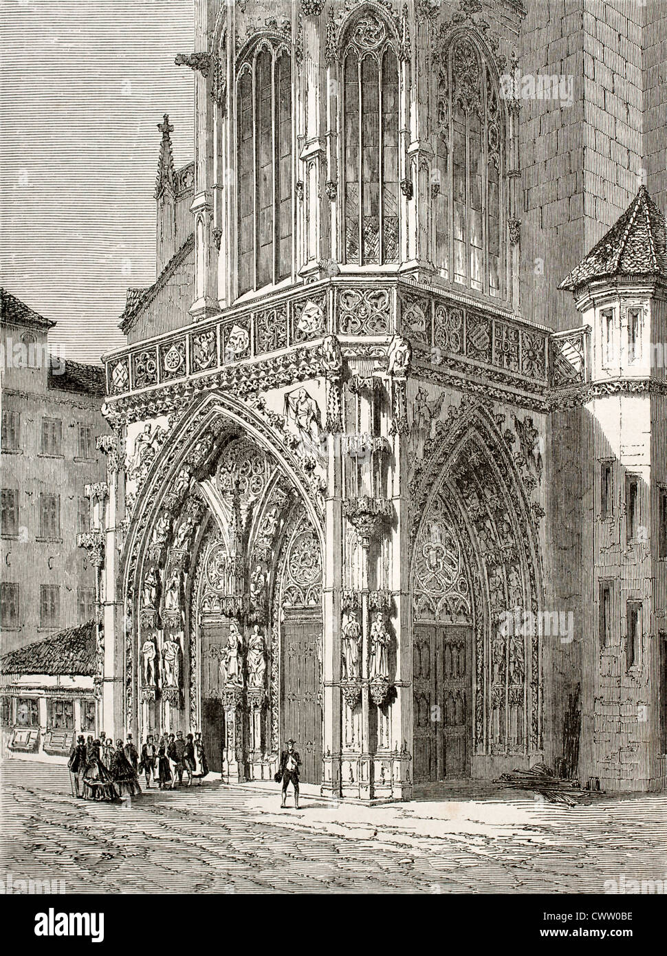 Kirche Notre-Dame Stockfoto