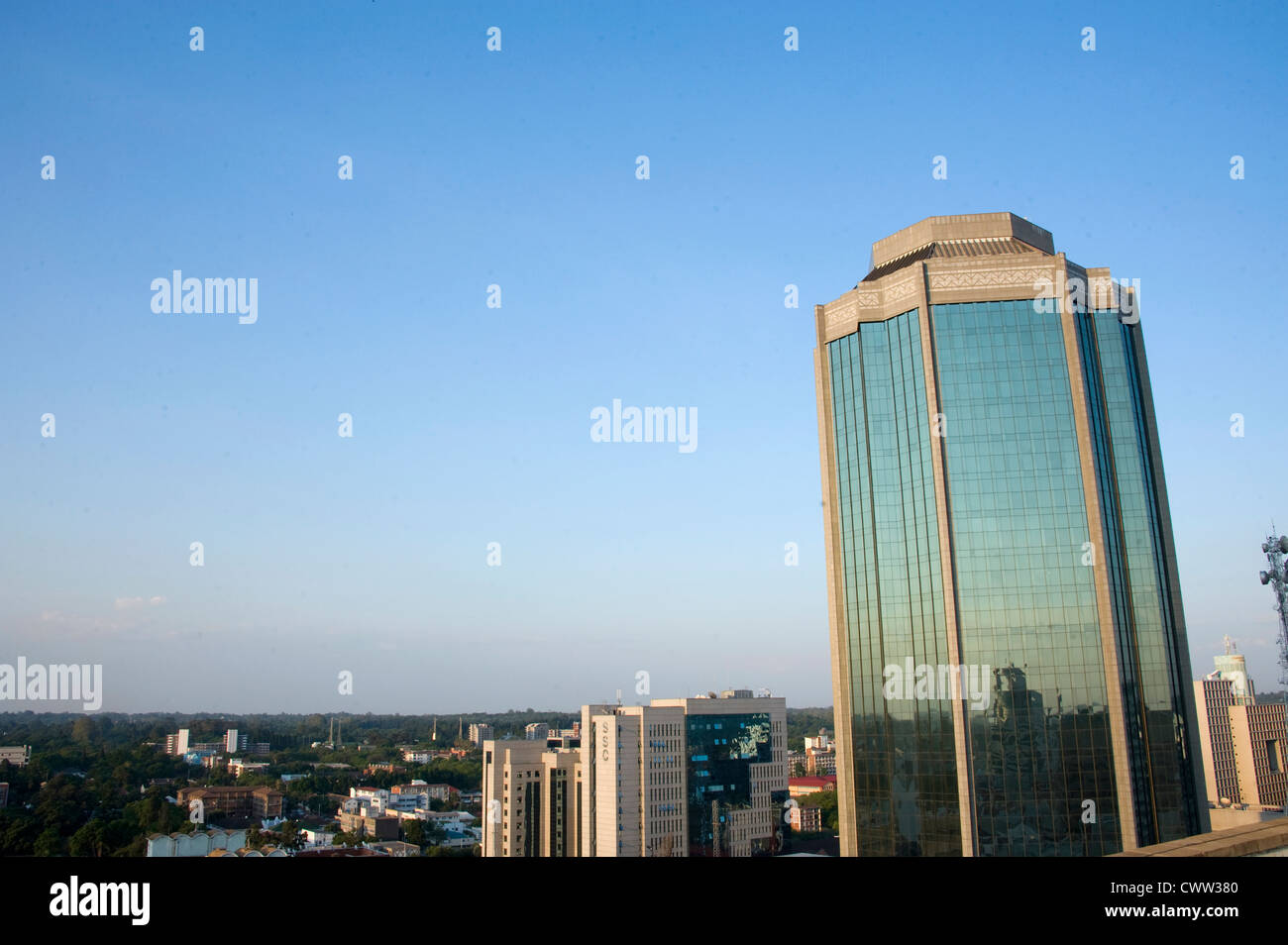 Harare Stadt CDB und skyline Stockfoto