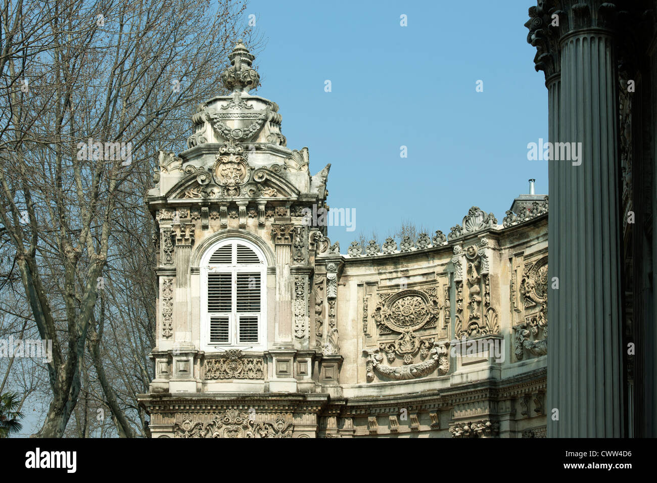 Ägypten, Istanbul, Besiktas, Dolmabahçe-Palast Stockfoto